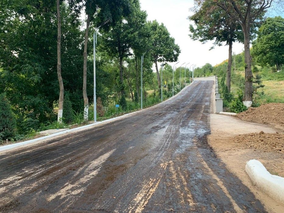 Обработка основания битумной эмульсией