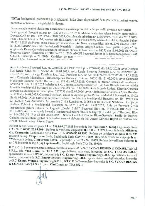 Proiect rezidențial cu AC – 29 apartamente – 4.330 mp – 35 parcări – S