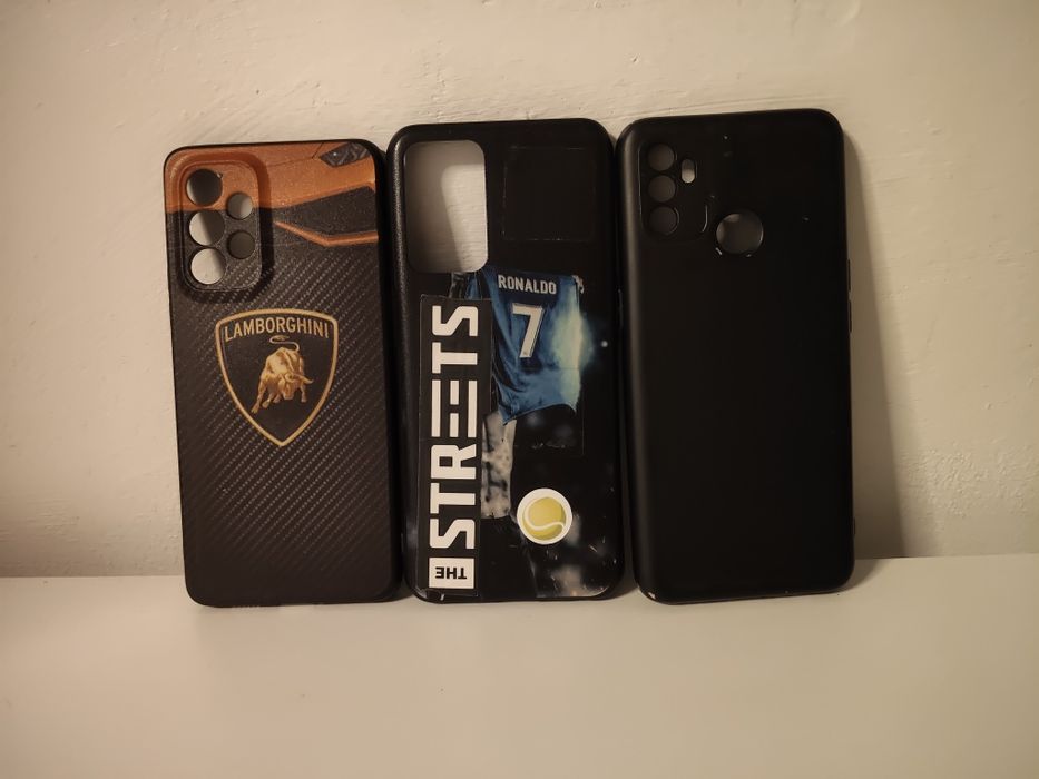 3 huse pentru OPPO A53,husa neagră poate fi folosită și la Motorola Moto G40 sau G60