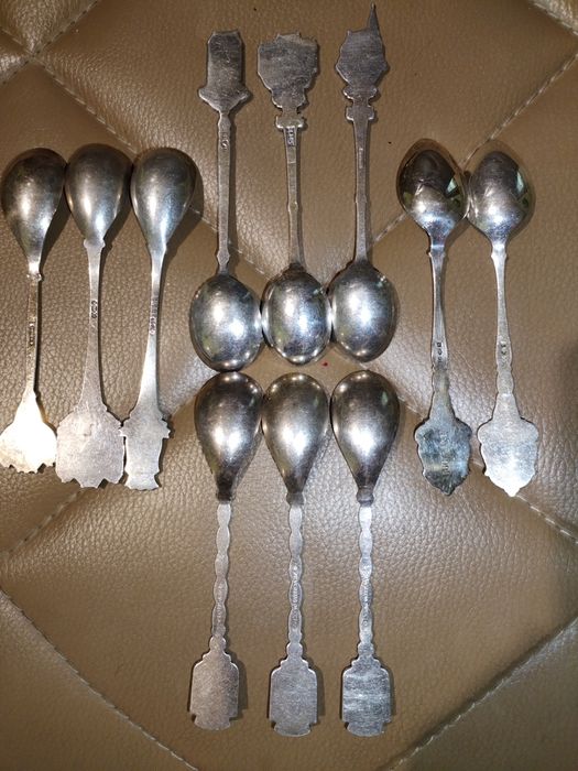 Колекционерски сребърни и посребрени лъжички и прибори