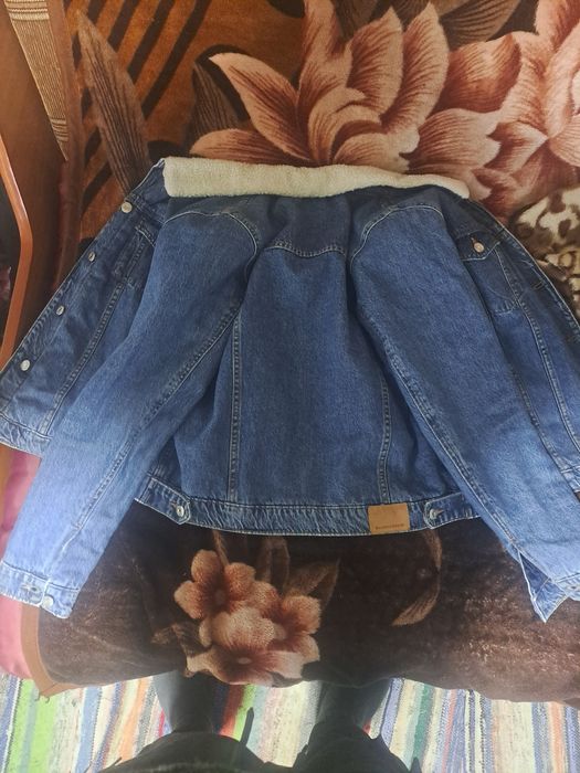 Gheaca de blugi blana