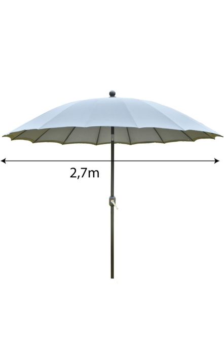 Umbrela pentru terasa/plaja,noua, diametrul 270 cm