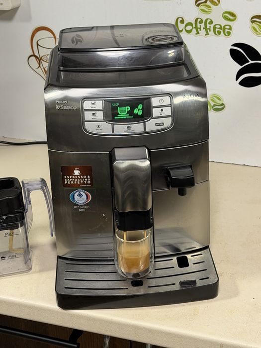 Кафемашина кафе автомат Saeco INTELİA ONE с гаранция