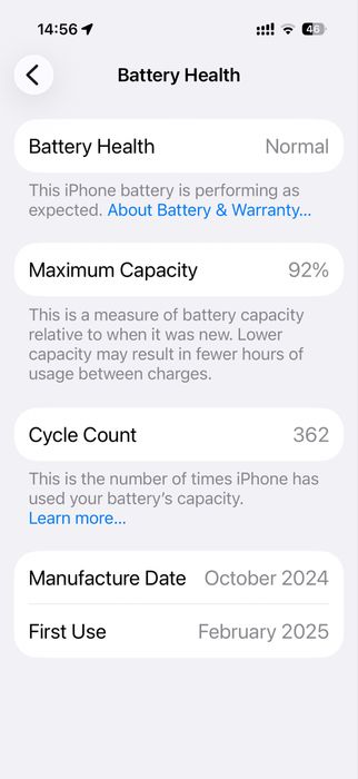 Iphone 16 pro  natural titanium AH/A 128GB