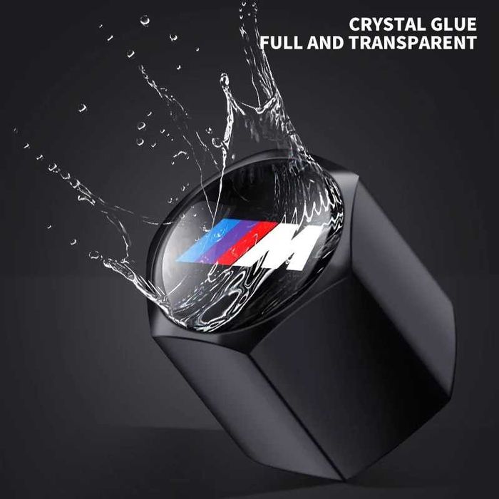 Breloc AUDI BMW Mercedes + 4 capace cu sigla S LINE / M / AMG