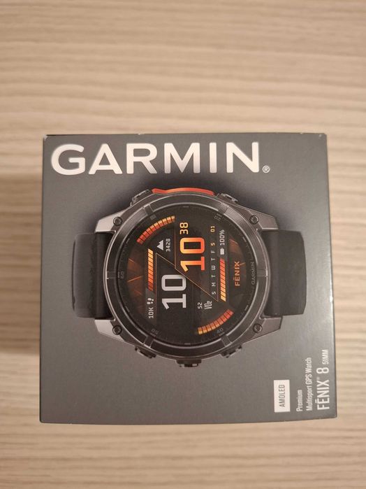 Smartwatch Garmin fenix 8, 51mm, AMOLED, Glass, Otel inoxidabil