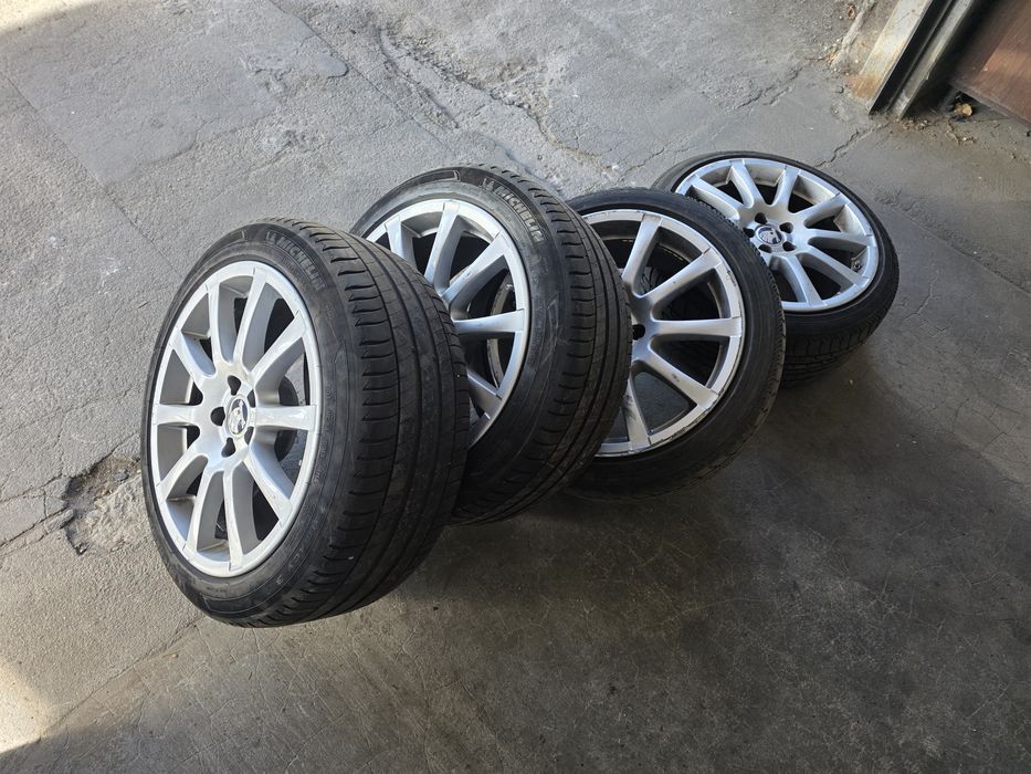 Jante 5x100 r17+anvelope