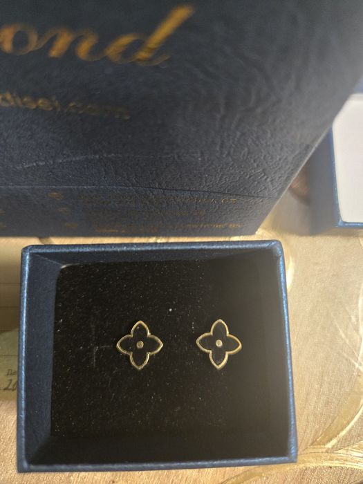 Златни обеци Luis Viton