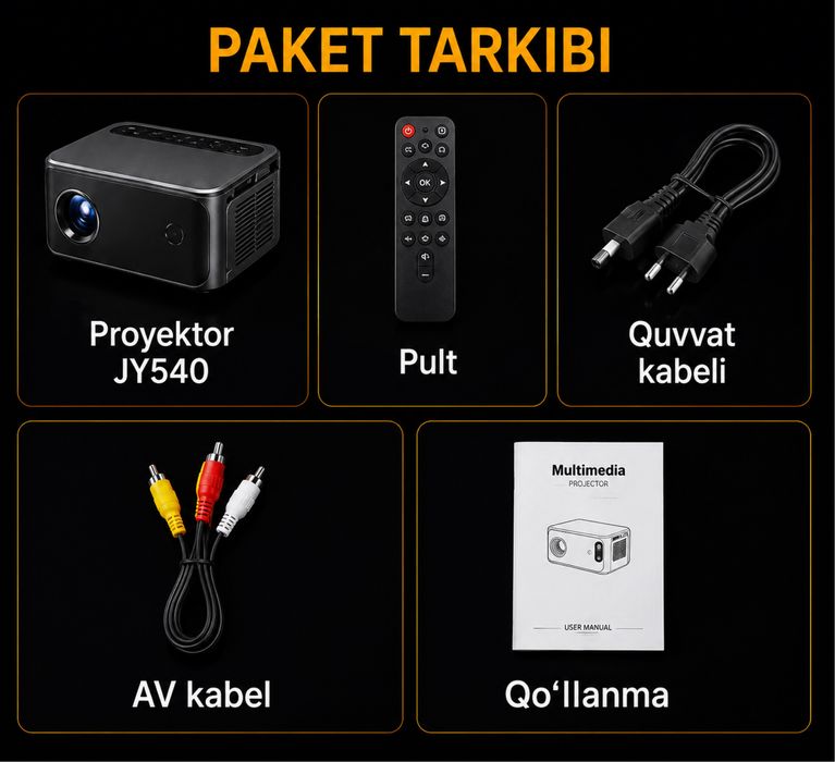 Smart proektor jy540 android