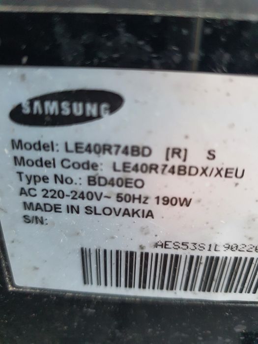 Телевизор Samsung за части