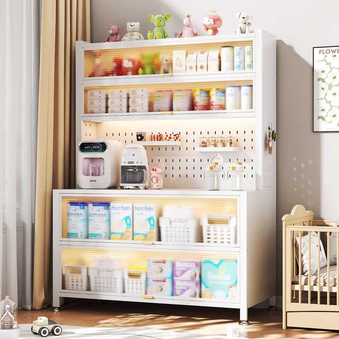 Кухонный стеллаж/полки для приборов/надёжный металлический шкаф