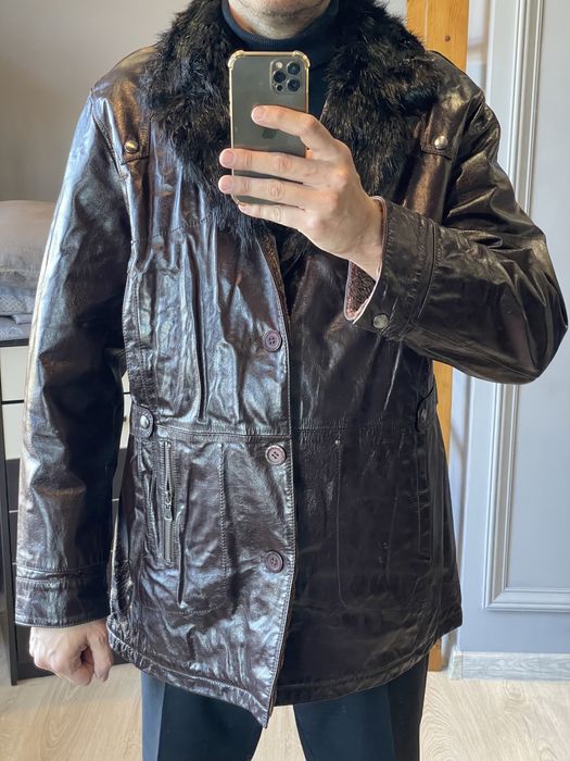 Куртка мужская кожаная.