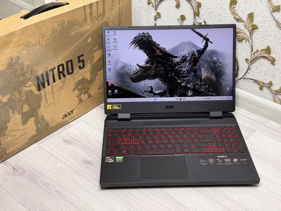 RTX3050|16RAM DDR5 Acer NITRO 5 в идеальном состояний игровой ноутбук