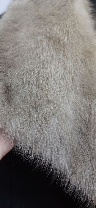 Винтажное пальто Kärner из 100% чистой шерсти ворот Норка