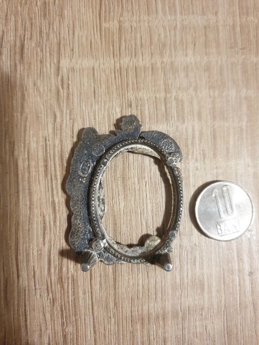 Rama foto poza buletin cu model femeie din argint 925 15,20 g