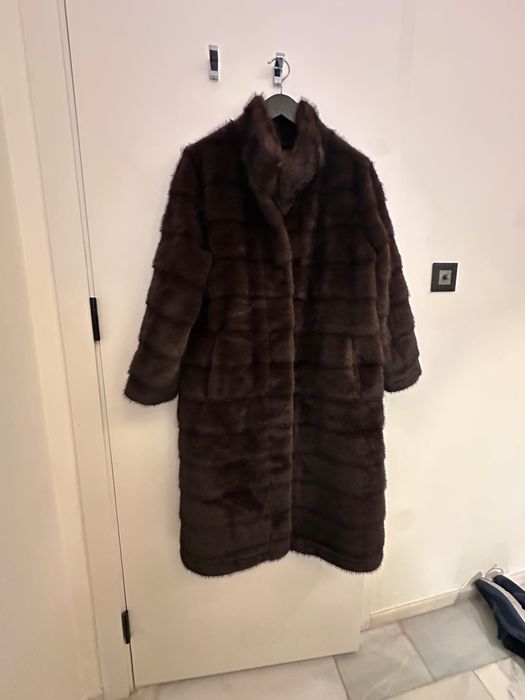 Haina lunga de blana eleganta
