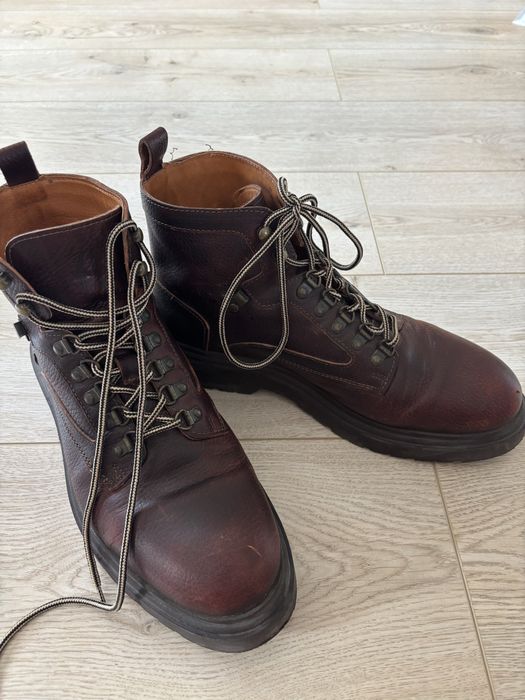 Мъжки боти от естествена кожа