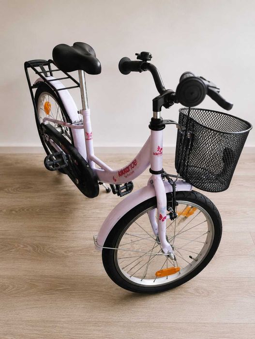 Детски велосипед Kikkaboo Kikkaride 16" с кошница и багажник – отлично състояние 2 броя
