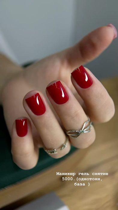 Маникюр с гелем
