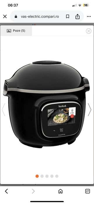 Oala sub presiune Tefal Cook for me touch noua cu eticheta