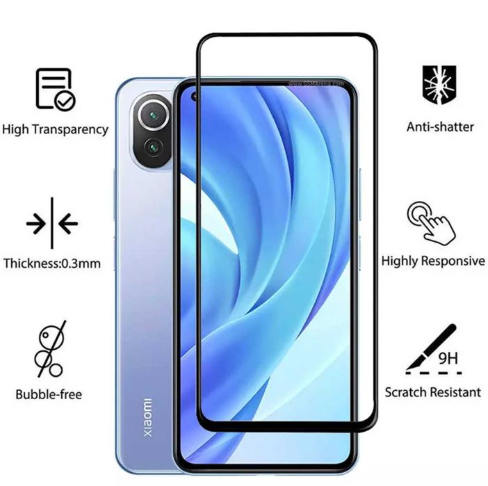 Folie CURBATA din sticla Full Glue pentru Xiaomi Mi 10 / Xiaomi Mi 11