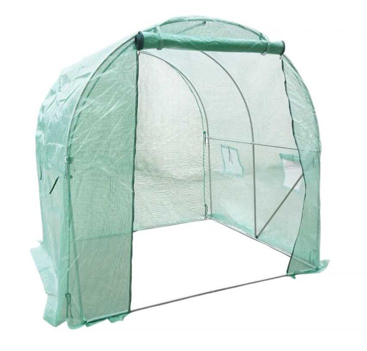 Sera Solar Gradina Tunel Cadru Otel Folie Polietilena 2x2x2m