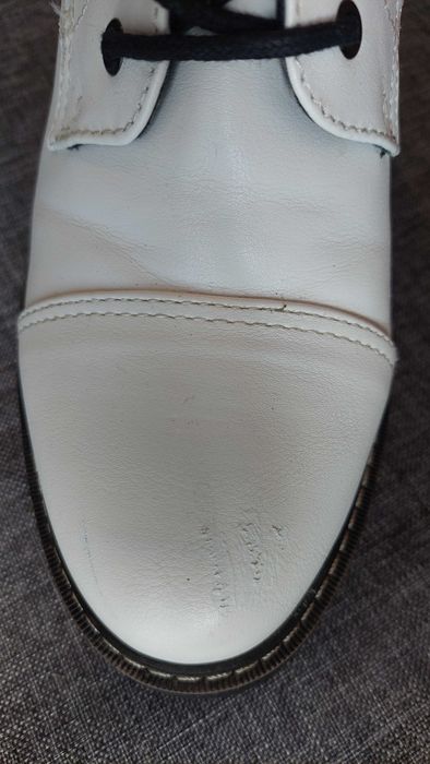 Botine Graceland albe, mărime 40