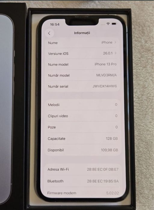 iPhone 13 PRO, Sierra Blue, 85% bateria, Stare FOARTE BUNA