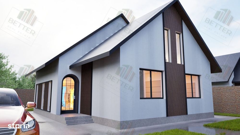 Casa individuala P+M | Teren 411 mp | Comuna Berceni