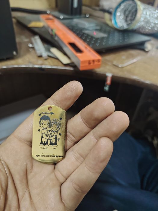 Лазерная гравировка на метале