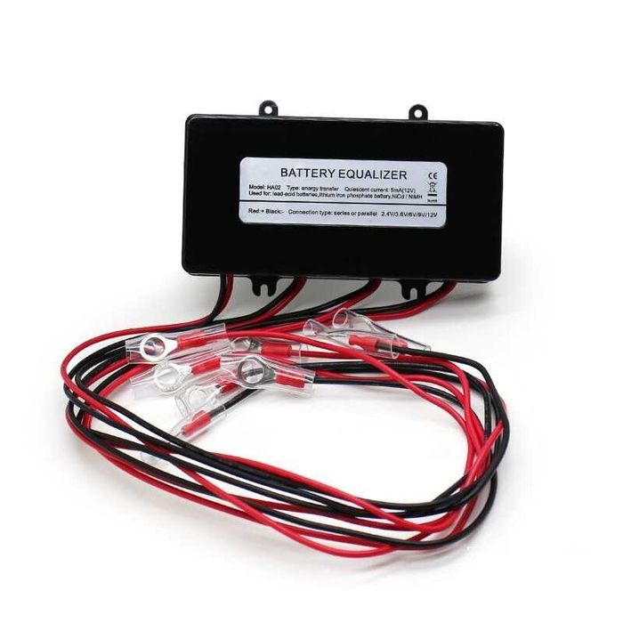 Egalizator baterii 48V, 4 x 12V, HA02, LCD cu fuzibile, fara afisaj