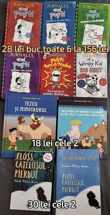 Jurnalul unui puști,Istoria lumii,Franklin,Pisicile Razboinice,Disney