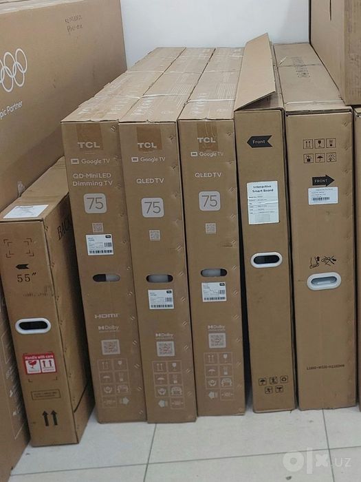 TCL 75” 4K Smart TV — Katta ekran, bepul dostavka va kafolat