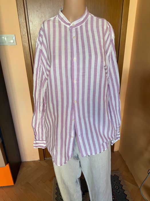 Мъжки дълъг панталон ( лен и памук), размер L