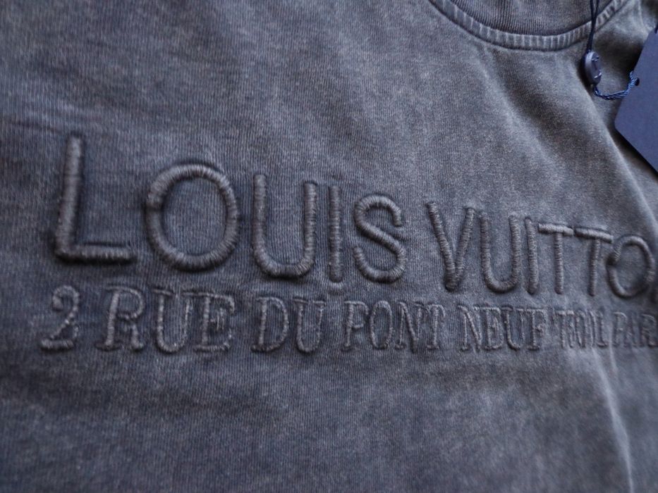 Мъжка тениска Louis Vuitton Washed Ribbed T shirt