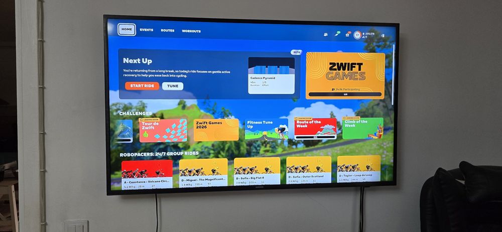 Bicicleta BikeErg Concept2 - Profesională, cu accesorii Zwift