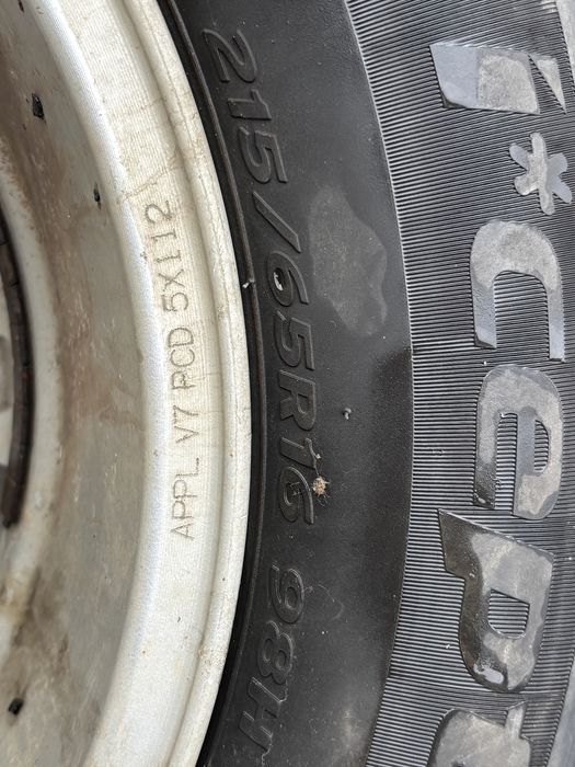 Set roți iarnă VW Tiguan R16 Jante aliaj+ Hankook 215/65 R16 - 5x112