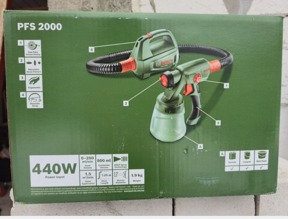 Pistol de vopsit- nou