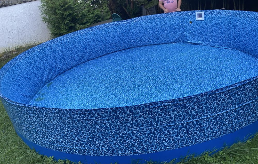 Piscina otel cu liner 5mx1,2m