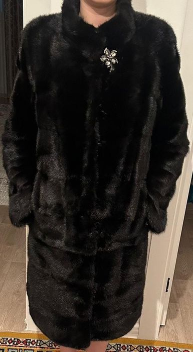 Норковая шуба бу