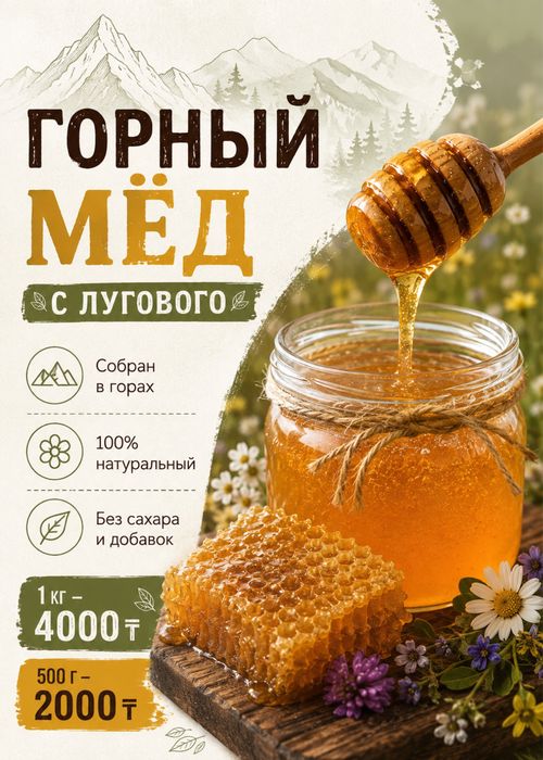 НАСТОЯЩИЙ горный мед