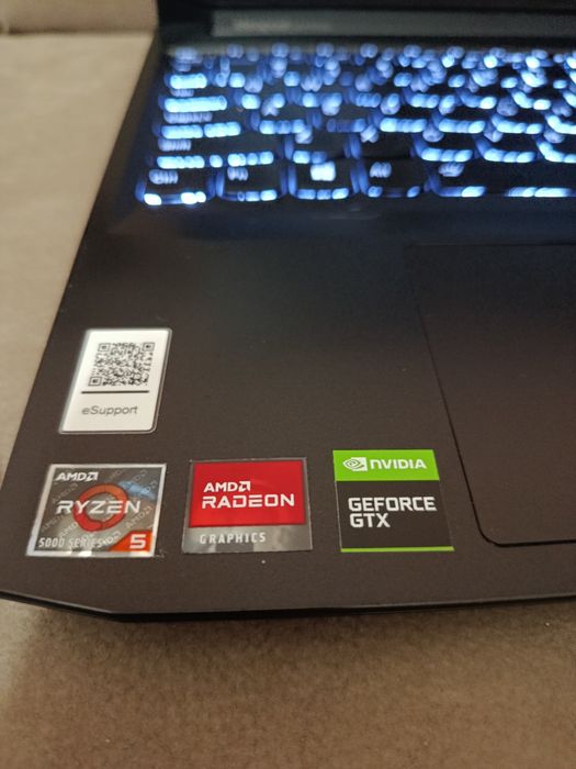 Laptop GTX 1650  Ryzen 5 5600H 8GB SSD  baterie 2 ore +