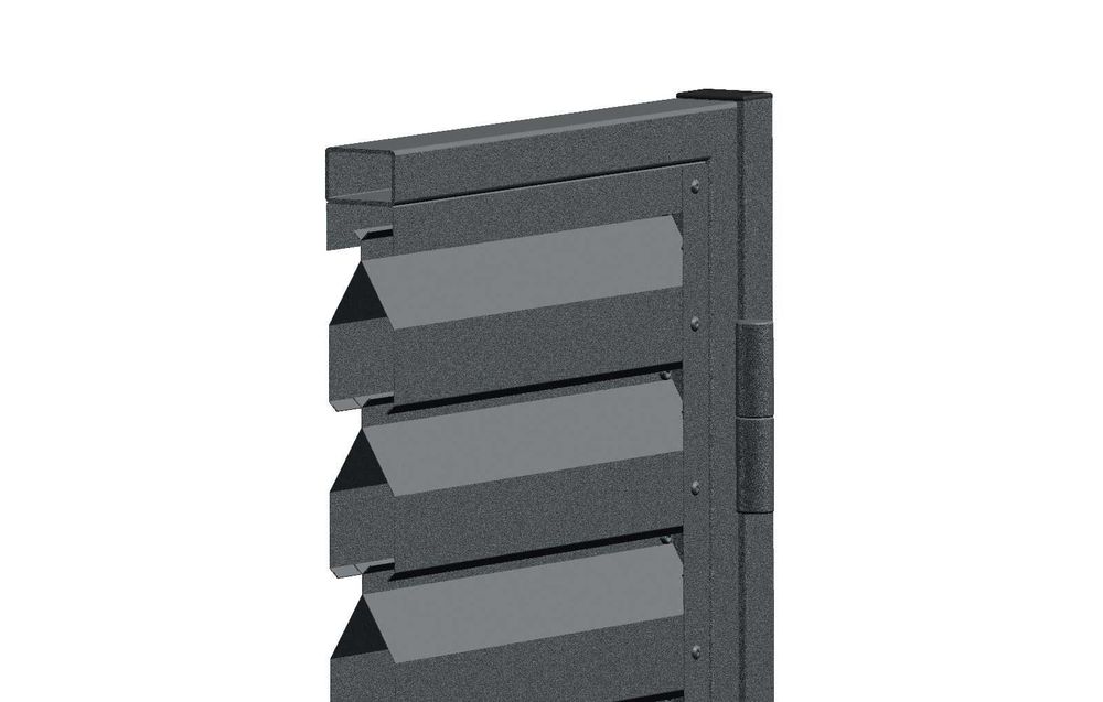 Panou Gard Tip Jaluzea Metalic zincat vopsit electrostatic
