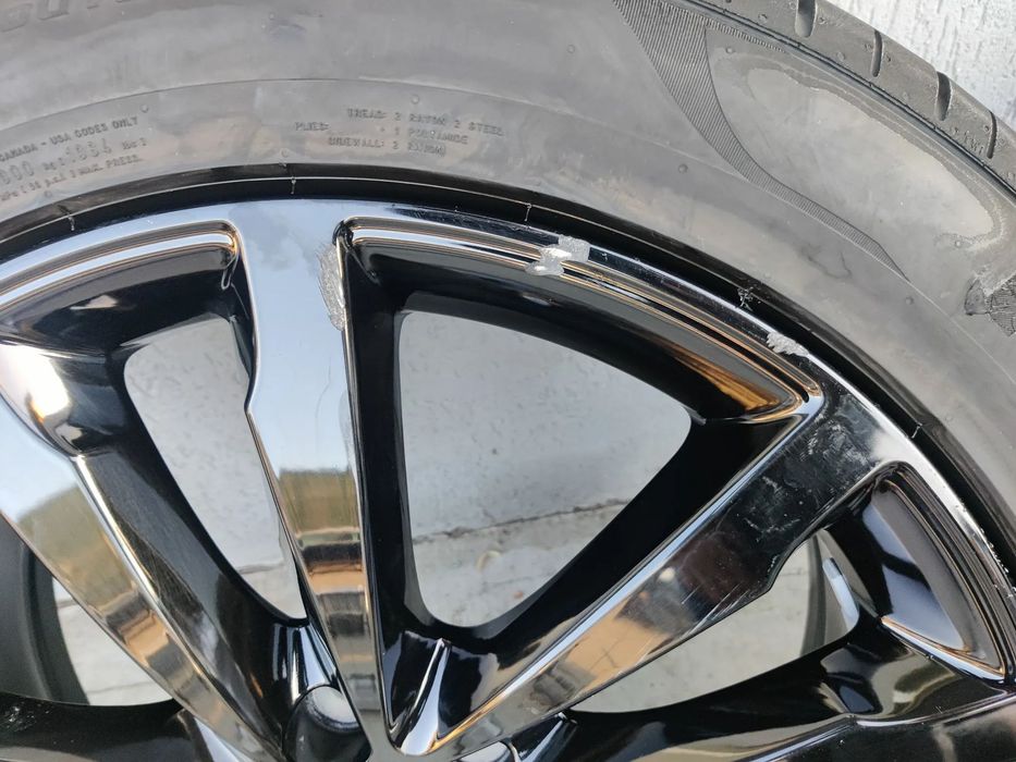 1x Janta aliaj 20'' Negru lucios Jaguar E Pace / F pace anvelopa 235/50R20 Pirelli J9C3-JA SDG / J9CM-AA GB