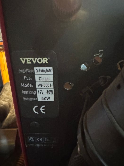 Încălzitor diesel VEVOR 5 kW 12V folosit