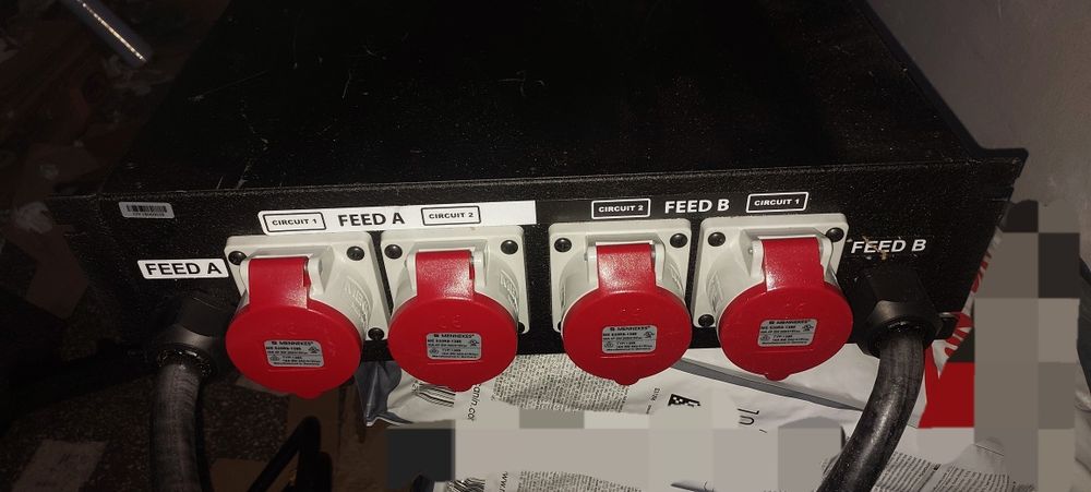 PDU( Power Distribution Unit) 3U Rack 2 x 32/ 24A  GEIST USA 4 Prize