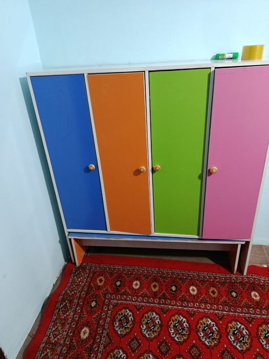 Detskiy krovat shkaf sotiladi boğcha mebellari