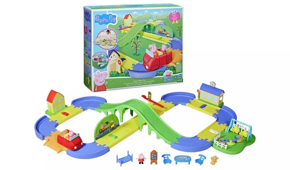 Пепа Пиг PEPPA PIG На разходка в града на Пепа Писта с кола Оригинален