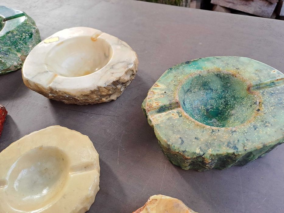 alabastru verde Romano Bianchi scrumiera onix cadou