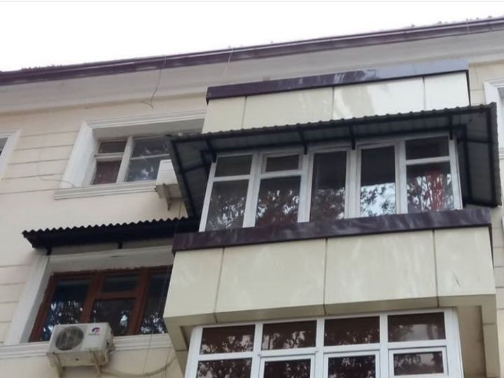 Козырьки и навесы также бельевые ролики